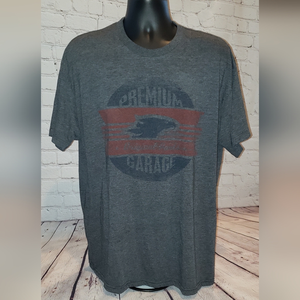 American Apparel Graphic Tee with Vintage Logo